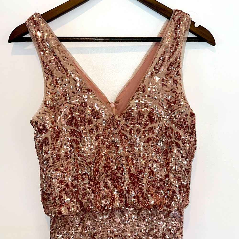 Rose gold dress like new
